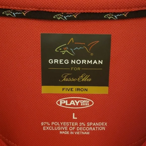 Red Gred Norman Golf Polo - Picture 5 of 5